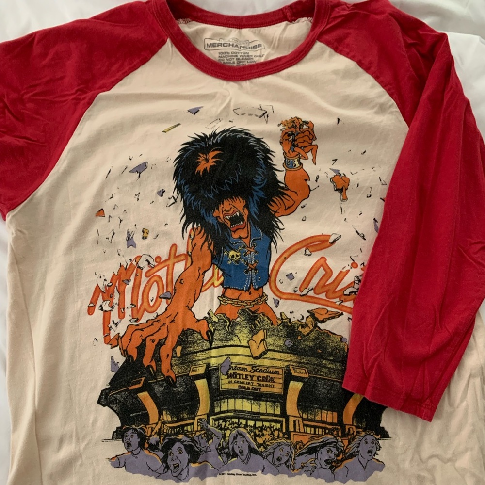 Motley Crew oversized band t-shirt from Urban Outfitters